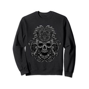 Aztec Skull Cool Death's Head Skeleton Inca Maya Gift Idea Sweatshirt